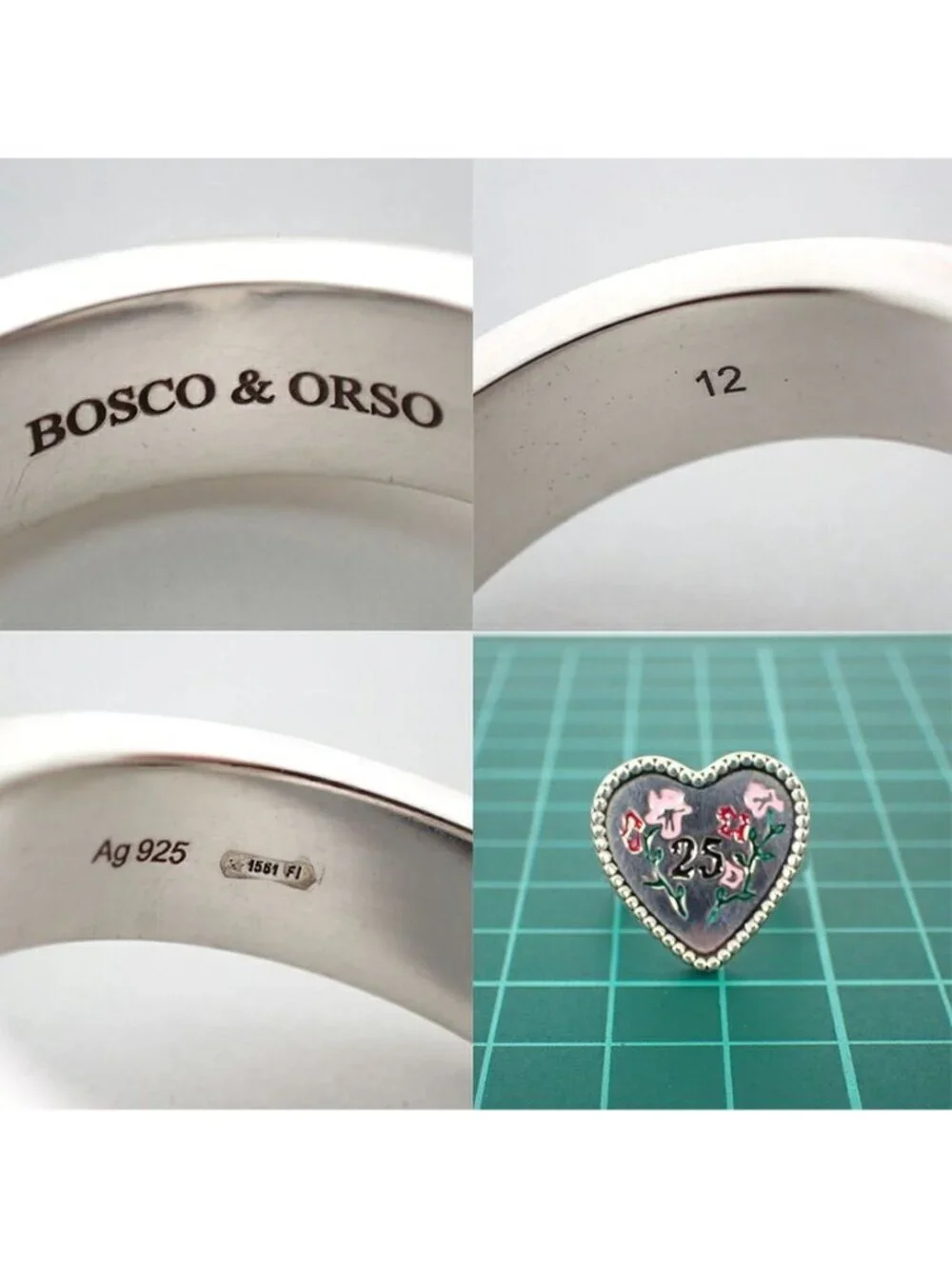 Gucci Bosco & Orso Heart Ring